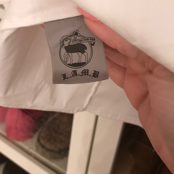 L.A.M.B by Gwen Stefani White Blouse BNWT - Picture 5 of 9